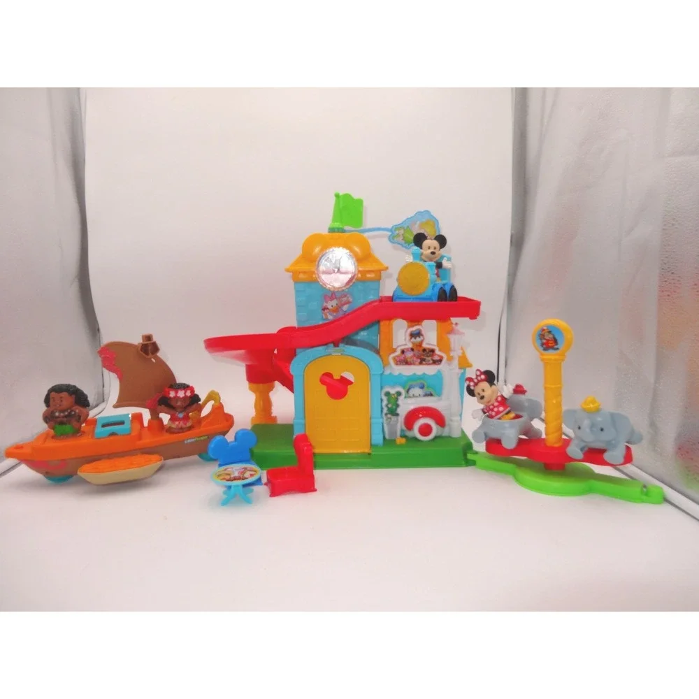 Fisher Price Little People Magical Day At Disney Playset Musical Mickey Moana
